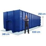 40m3 groenafval container - Afbeelding 8
