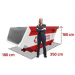 10m3 dakafvalcontainer - Afbeelding 2