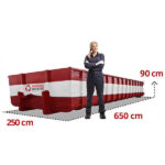 15m3 puincontainer - Afbeelding 2