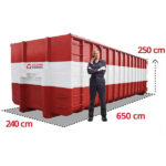 40m3 grofvuil container huren - Afbeelding 2